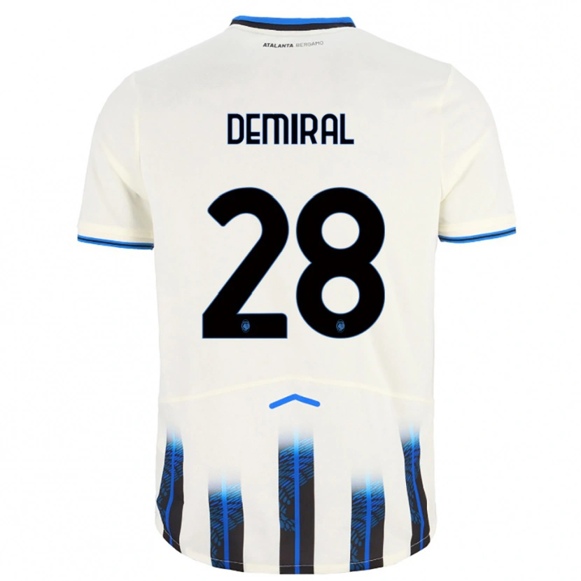 Danxen Herren Merih Demiral #28 Weiß Blau Auswärtstrikot Trikot 2025/26 T-Shirt Österreich