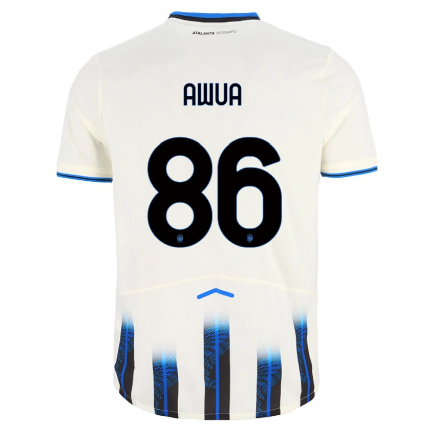 Danxen Herren Theophilus Awua #86 Weiß Blau Auswärtstrikot Trikot 2025/26 T-Shirt Österreich
