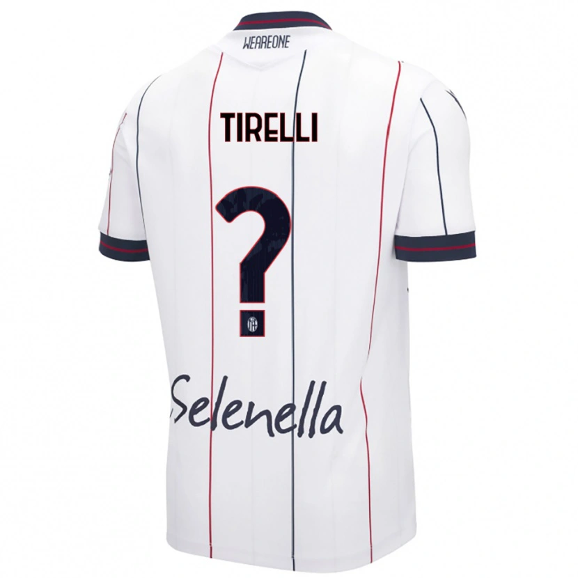 Danxen Herren Manuel Tirelli #0 Weiß Königsblau Auswärtstrikot Trikot 2025/26 T-Shirt Österreich