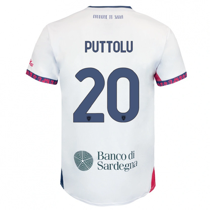 Danxen Herren Diego Puttolu #20 Weiß Marineblau Rot Auswärtstrikot Trikot 2025/26 T-Shirt Österreich