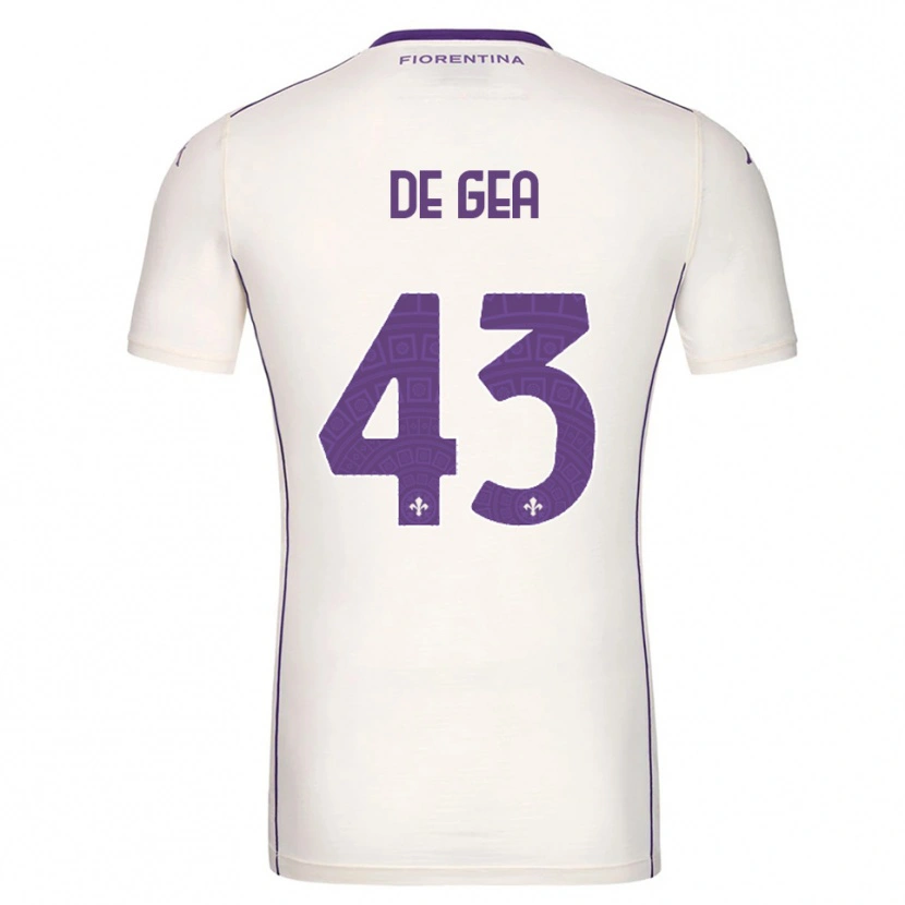 Danxen Herren David De Gea #43 Weiß Lila Rot Auswärtstrikot Trikot 2025/26 T-Shirt Österreich