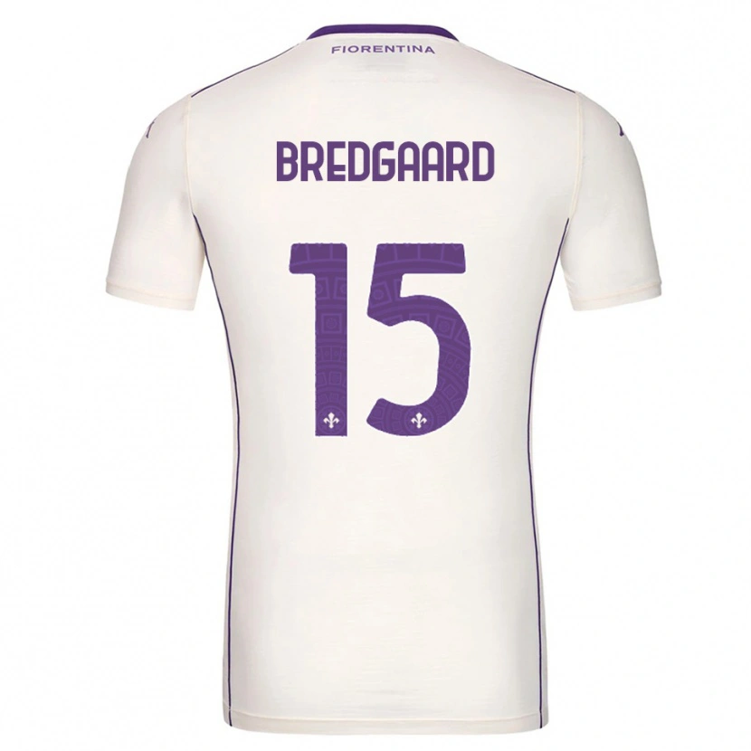 Danxen Herren Sofie Bredgaard #15 Weiß Lila Rot Auswärtstrikot Trikot 2025/26 T-Shirt Österreich