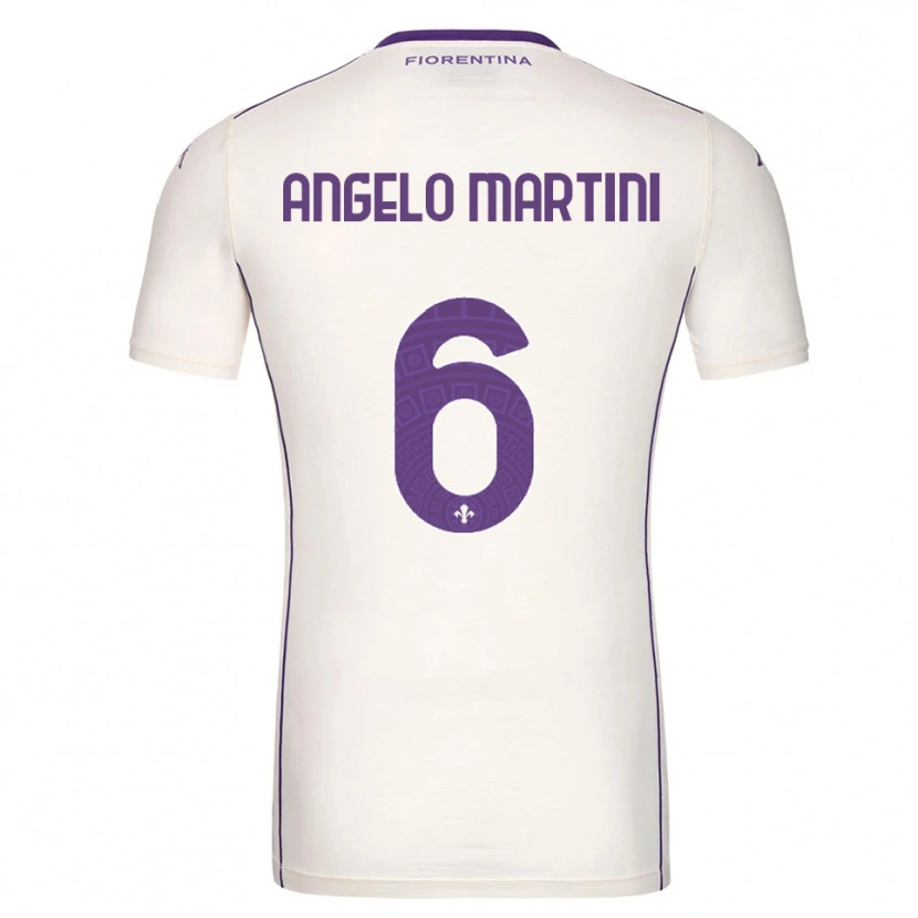 Danxen Herren Angelo Martini #6 Weiß Lila Rot Auswärtstrikot Trikot 2025/26 T-Shirt Österreich