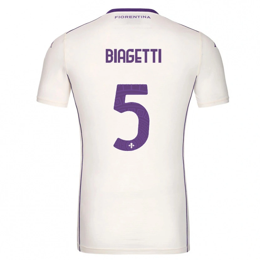 Danxen Herren Christian Biagetti #5 Weiß Lila Rot Auswärtstrikot Trikot 2025/26 T-Shirt Österreich