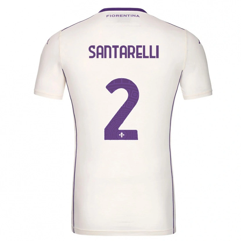Danxen Herren Andrea Santarelli #2 Weiß Lila Rot Auswärtstrikot Trikot 2025/26 T-Shirt Österreich