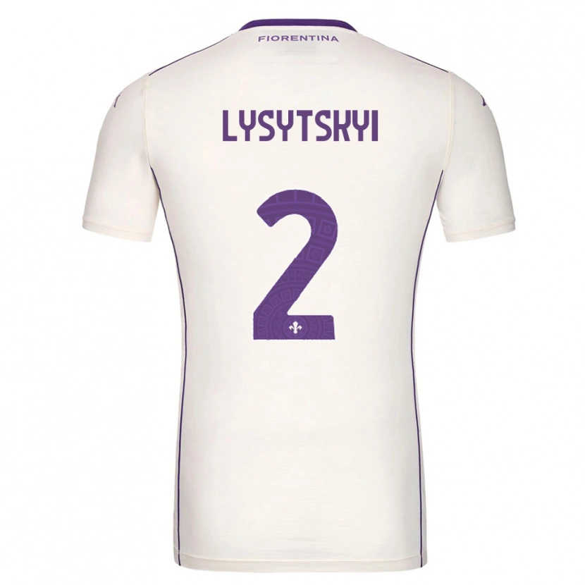 Danxen Herren Andriy Lysytskyi #2 Weiß Lila Rot Auswärtstrikot Trikot 2025/26 T-Shirt Österreich