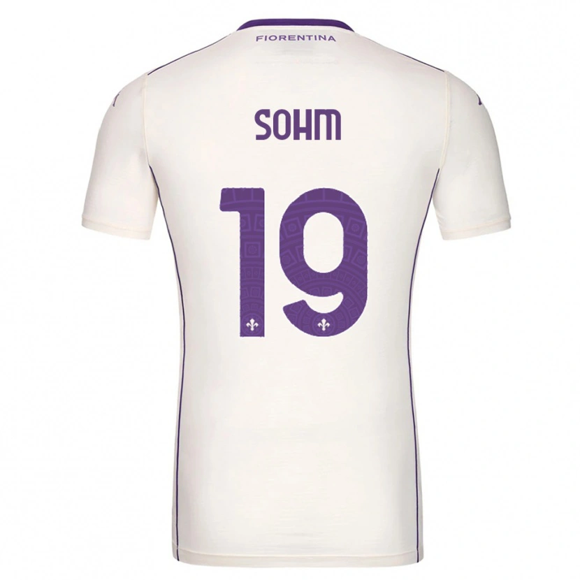 Danxen Herren Simon Sohm #19 Weiß Lila Rot Auswärtstrikot Trikot 2025/26 T-Shirt Österreich