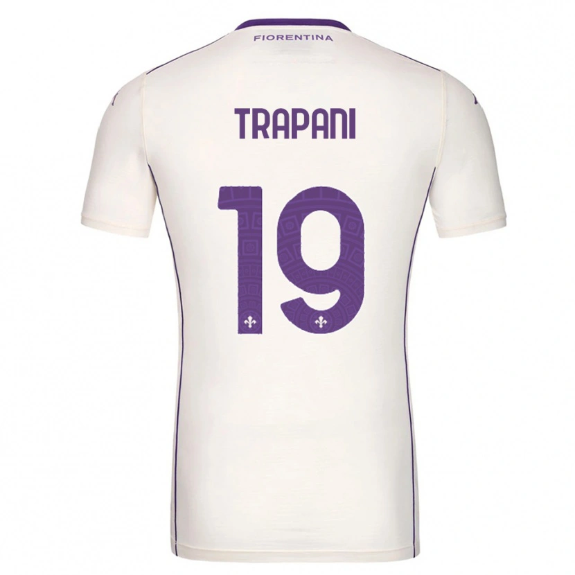 Danxen Herren Niccolò Trapani #19 Weiß Lila Rot Auswärtstrikot Trikot 2025/26 T-Shirt Österreich