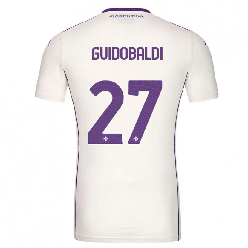 Danxen Herren Filippo Guidobaldi #27 Weiß Lila Rot Auswärtstrikot Trikot 2025/26 T-Shirt Österreich