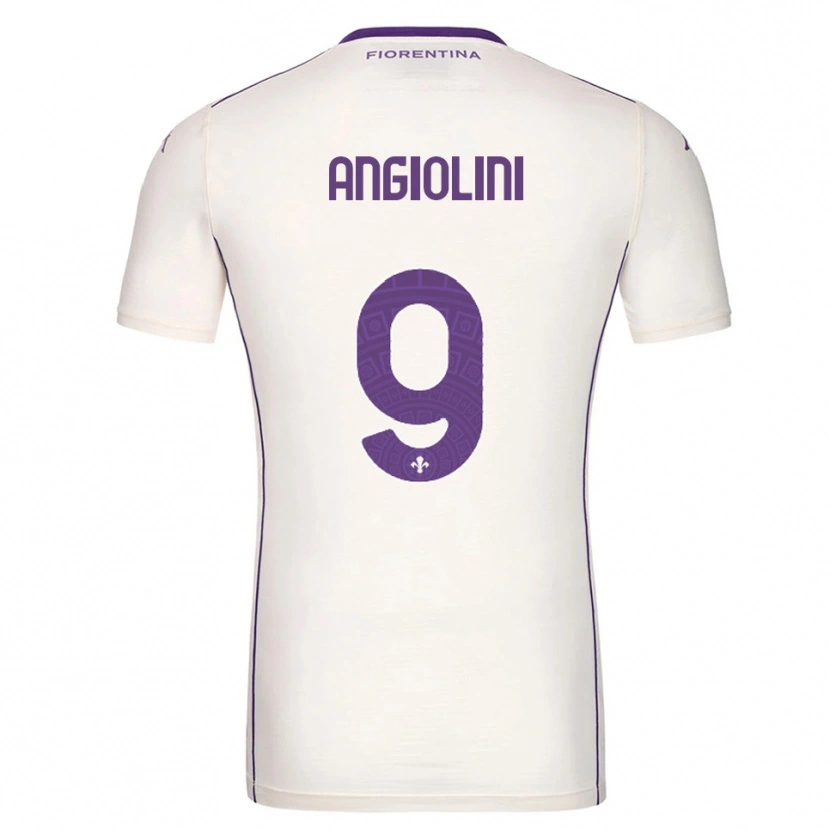 Danxen Herren Gianmarco Angiolini #9 Weiß Lila Rot Auswärtstrikot Trikot 2025/26 T-Shirt Österreich