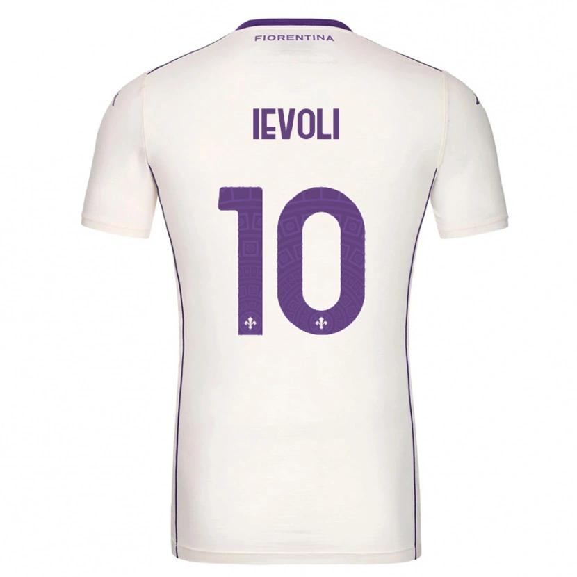 Danxen Herren Mattia Ievoli #10 Weiß Lila Rot Auswärtstrikot Trikot 2025/26 T-Shirt Österreich