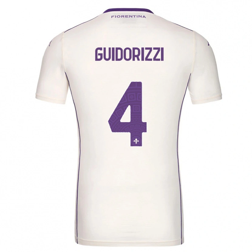 Danxen Herren Riccardo Guidorizzi #4 Weiß Lila Rot Auswärtstrikot Trikot 2025/26 T-Shirt Österreich