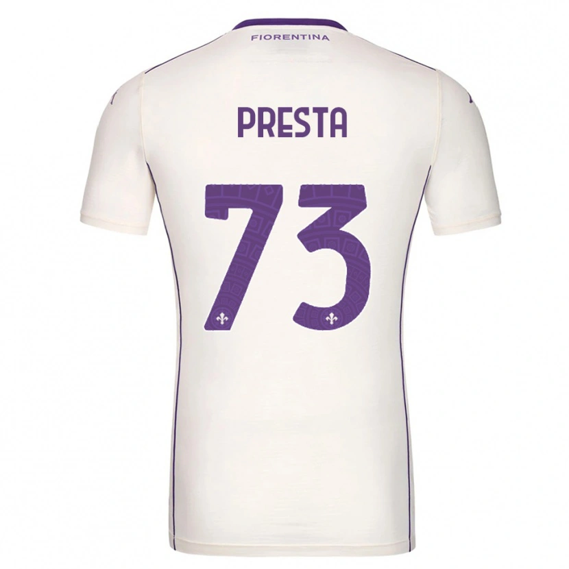 Danxen Herren Francesco Presta #73 Weiß Lila Rot Auswärtstrikot Trikot 2025/26 T-Shirt Österreich