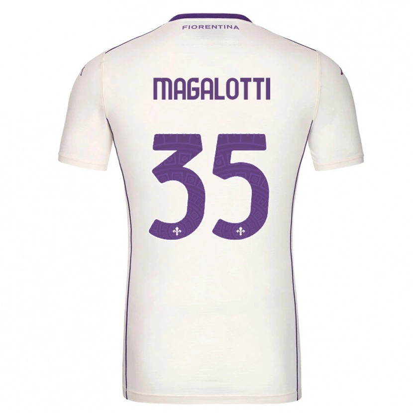 Danxen Herren Mattia Magalotti #35 Weiß Lila Rot Auswärtstrikot Trikot 2025/26 T-Shirt Österreich