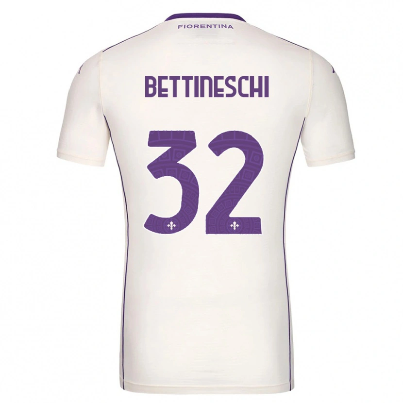 Danxen Herren Giorgia Bettineschi #32 Weiß Lila Rot Auswärtstrikot Trikot 2025/26 T-Shirt Österreich