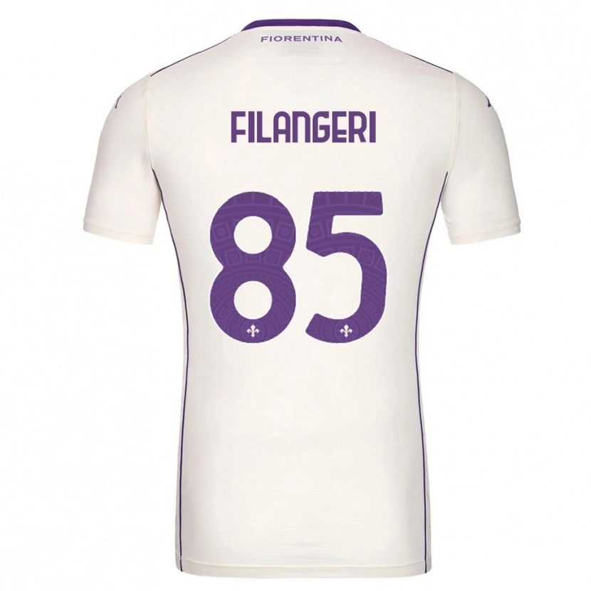 Danxen Herren Maria Luisa Filangeri #85 Weiß Lila Rot Auswärtstrikot Trikot 2025/26 T-Shirt Österreich
