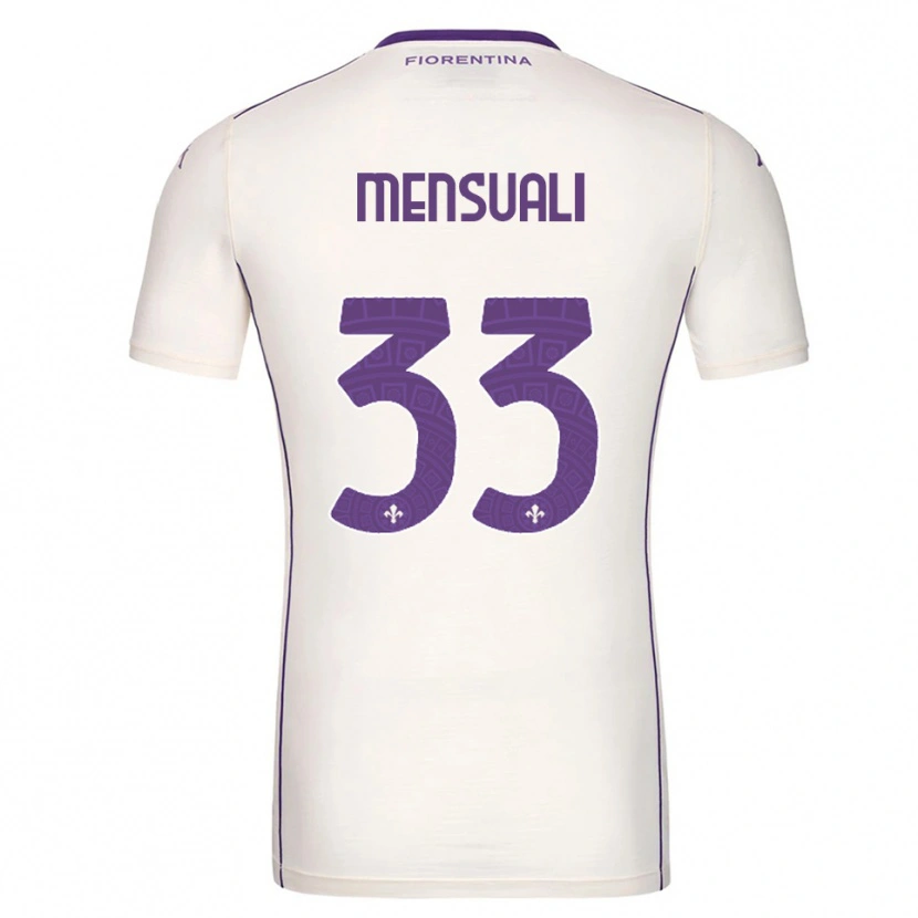 Danxen Herren Alice Mensuali #33 Weiß Lila Rot Auswärtstrikot Trikot 2025/26 T-Shirt Österreich