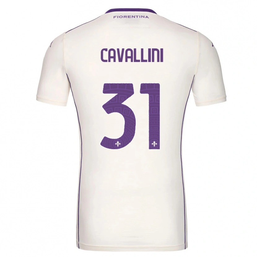 Danxen Herren Aurora Cavallini #31 Weiß Lila Rot Auswärtstrikot Trikot 2025/26 T-Shirt Österreich