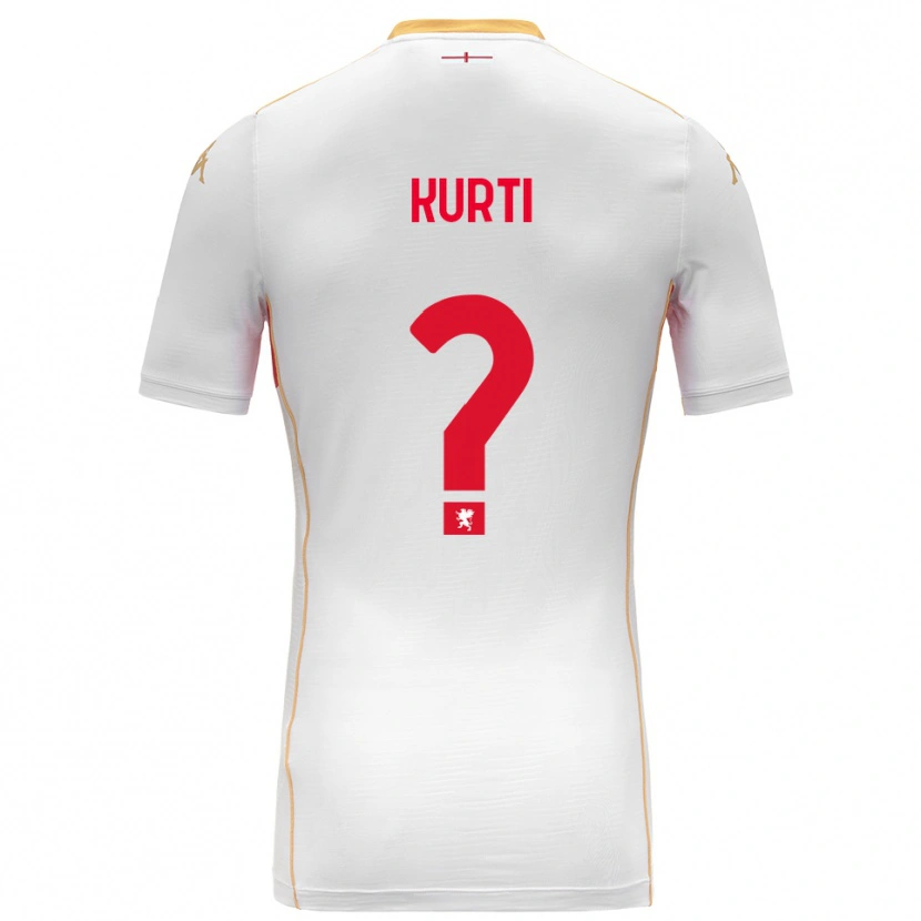 Danxen Herren Darli Kurti #0 Weiß Rot Auswärtstrikot Trikot 2025/26 T-Shirt Österreich
