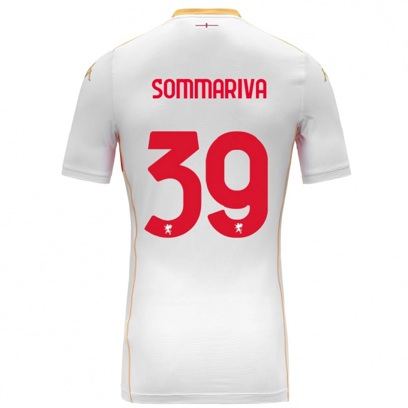 Danxen Herren Daniele Sommariva #39 Weiß Rot Auswärtstrikot Trikot 2025/26 T-Shirt Österreich