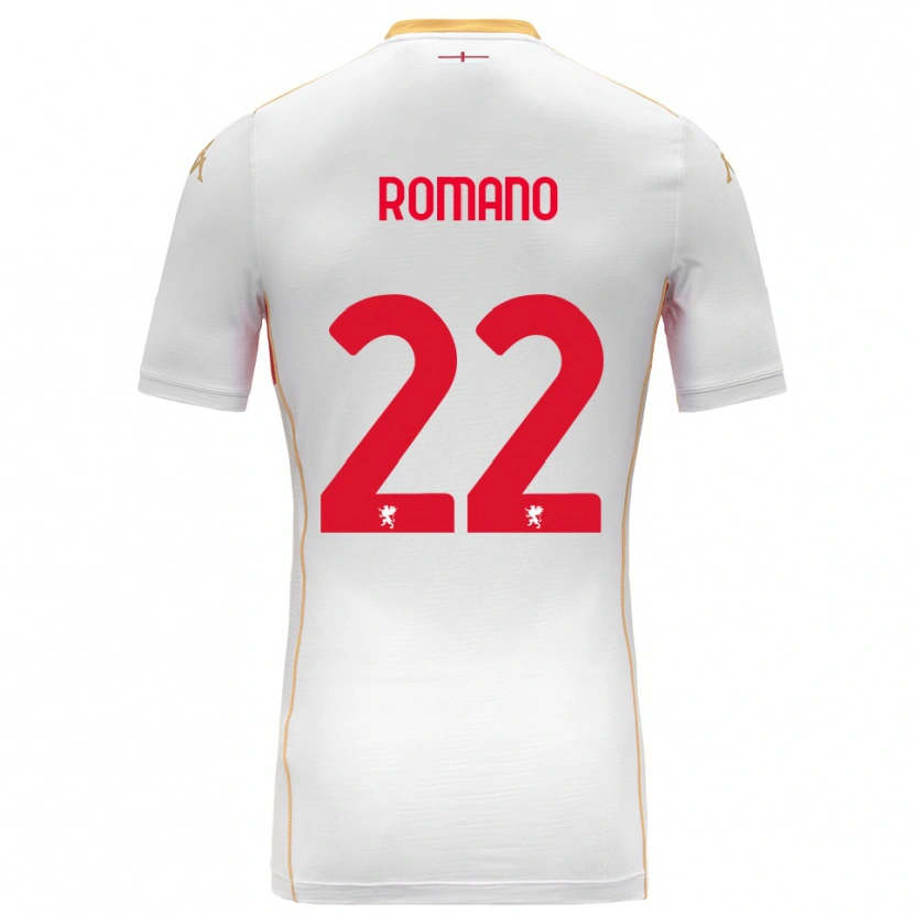 Danxen Herren Andrew Romano #22 Weiß Rot Auswärtstrikot Trikot 2025/26 T-Shirt Österreich