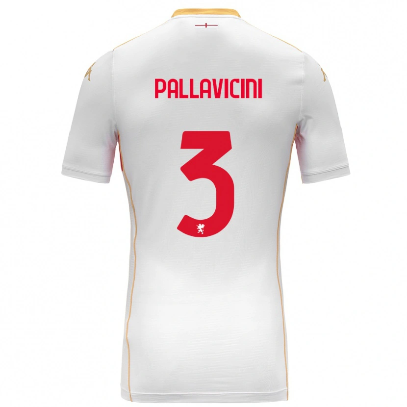 Danxen Herren Matteo Pallavicini #3 Weiß Rot Auswärtstrikot Trikot 2025/26 T-Shirt Österreich