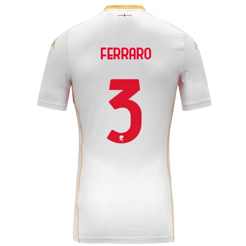 Danxen Herren Marco Ferraro #3 Weiß Rot Auswärtstrikot Trikot 2025/26 T-Shirt Österreich