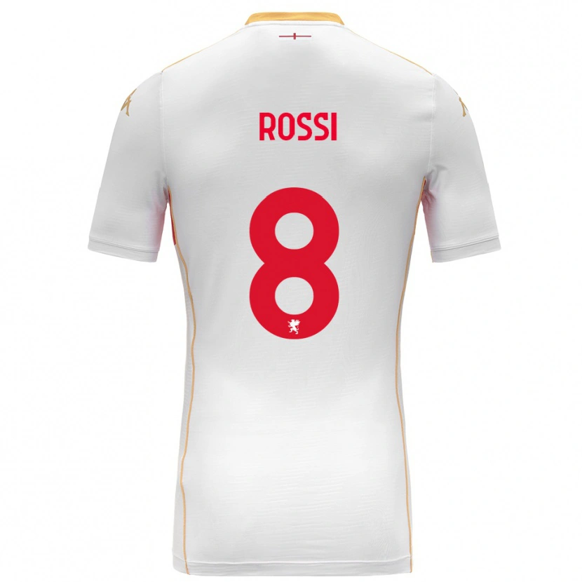 Danxen Herren Gianluca Rossi #8 Weiß Rot Auswärtstrikot Trikot 2025/26 T-Shirt Österreich