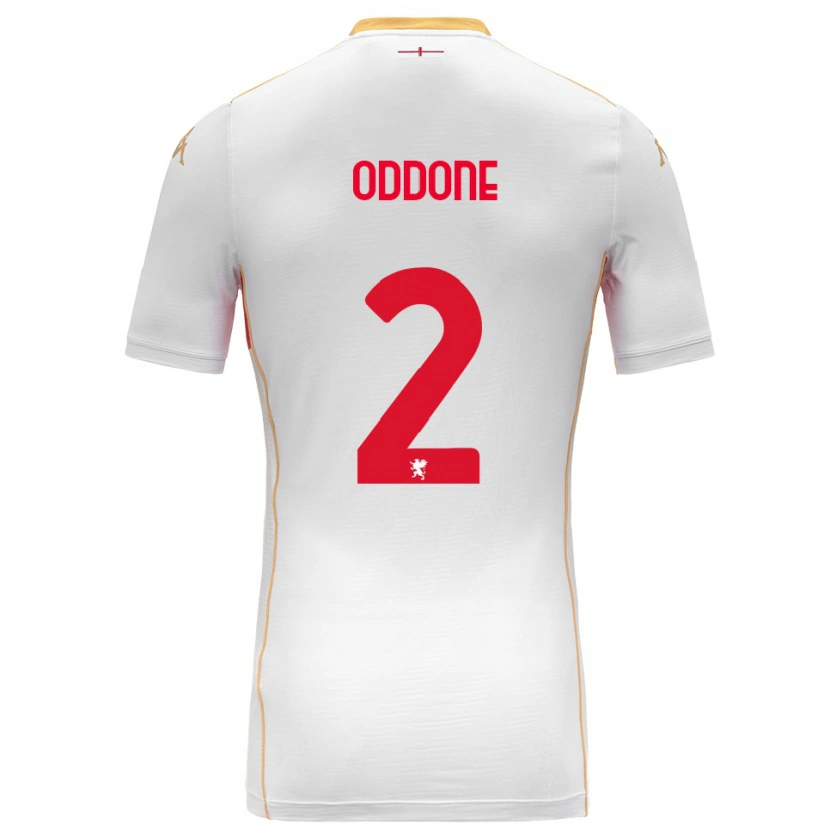 Danxen Herren Riccardo Oddone #2 Weiß Rot Auswärtstrikot Trikot 2025/26 T-Shirt Österreich