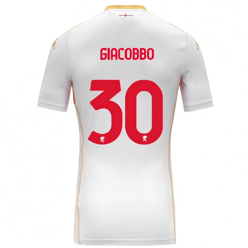 Danxen Herren Giulia Giacobbo #30 Weiß Rot Auswärtstrikot Trikot 2025/26 T-Shirt Österreich