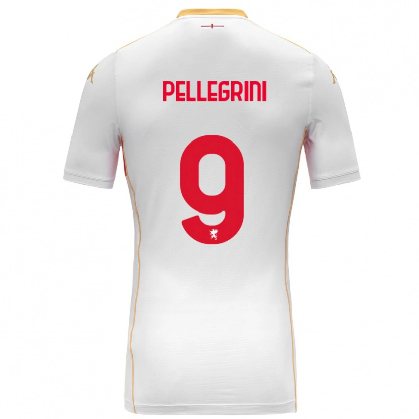 Danxen Herren Fernando Pellegrini #9 Weiß Rot Auswärtstrikot Trikot 2025/26 T-Shirt Österreich
