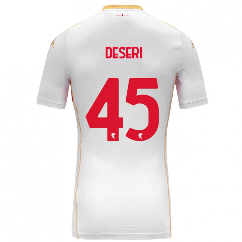 Danxen Herren Gracien Deseri #45 Weiß Rot Auswärtstrikot Trikot 2025/26 T-Shirt Österreich