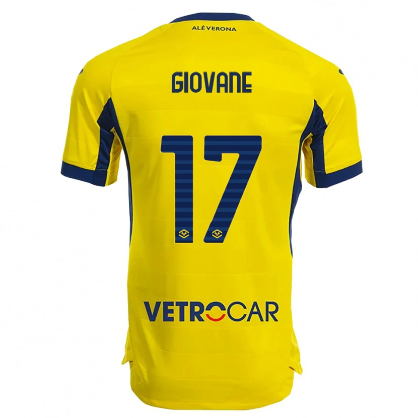 Danxen Herren Giovane #17 Gelb Marineblau Auswärtstrikot Trikot 2025/26 T-Shirt Österreich