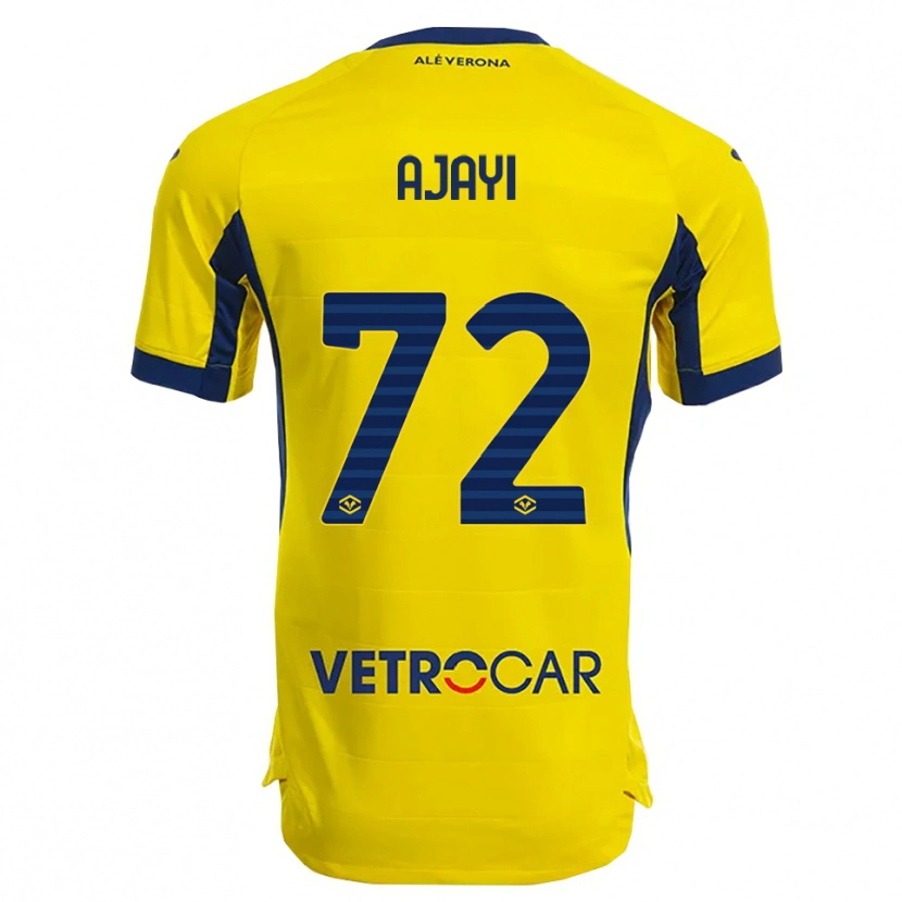 Danxen Herren Junior Ajayi #72 Gelb Marineblau Auswärtstrikot Trikot 2025/26 T-Shirt Österreich