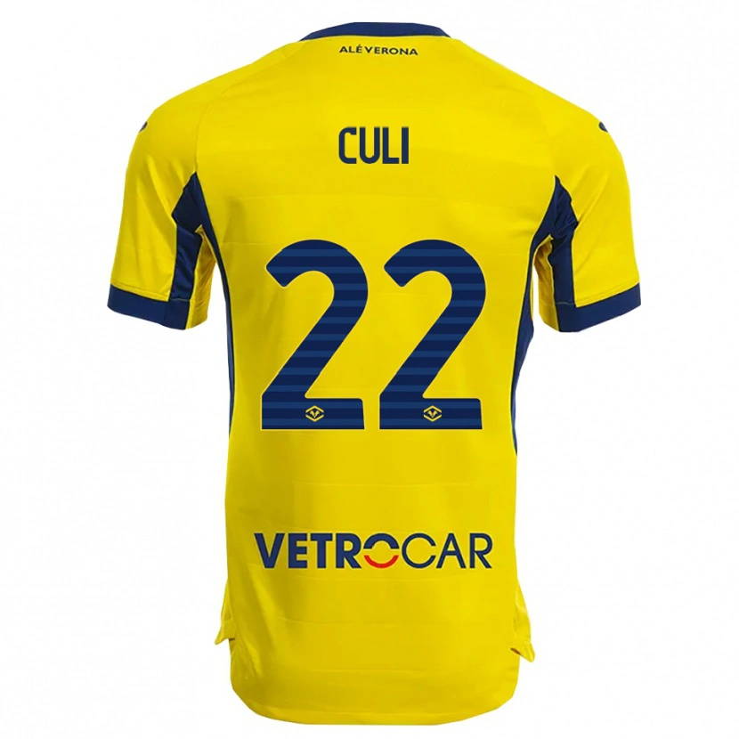 Danxen Herren Daniel Culi #22 Gelb Marineblau Auswärtstrikot Trikot 2025/26 T-Shirt Österreich
