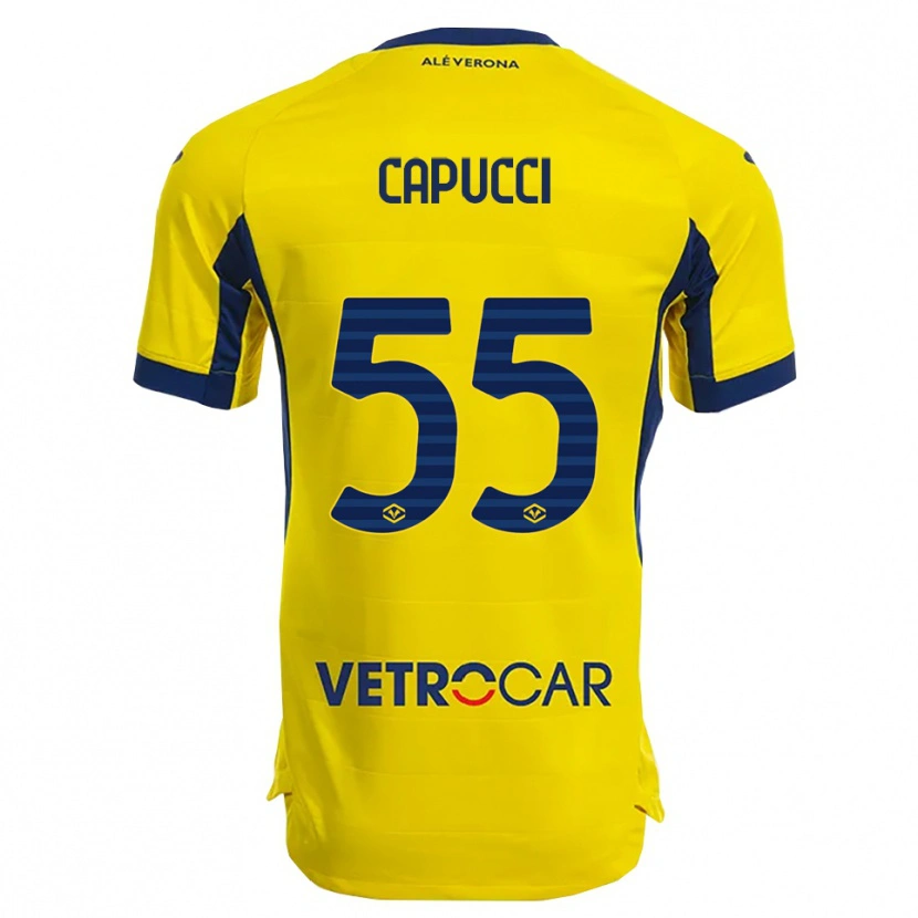Danxen Herren Laura Capucci #55 Gelb Marineblau Auswärtstrikot Trikot 2025/26 T-Shirt Österreich