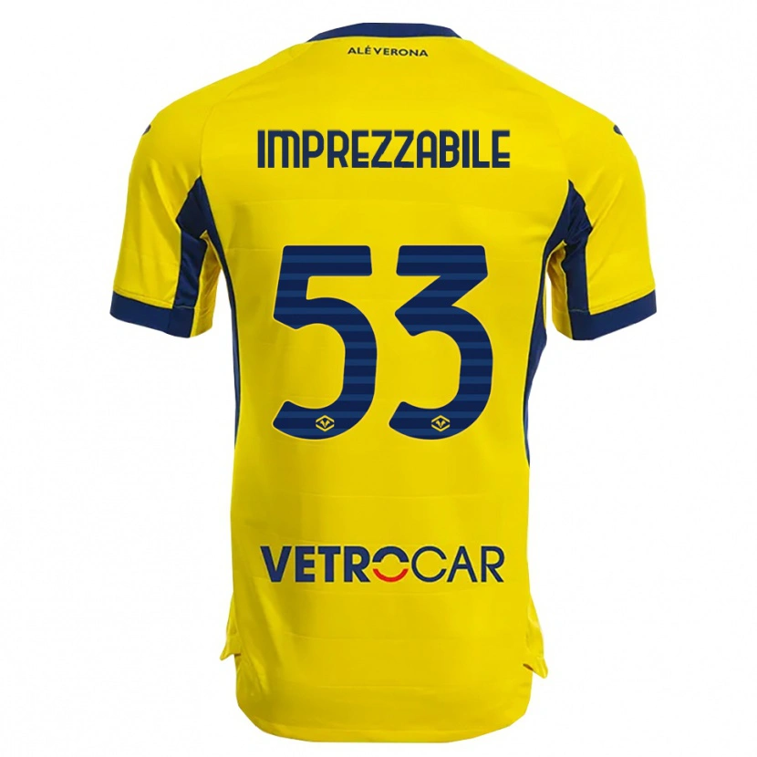Danxen Herren Francesca Imprezzabile #53 Gelb Marineblau Auswärtstrikot Trikot 2025/26 T-Shirt Österreich