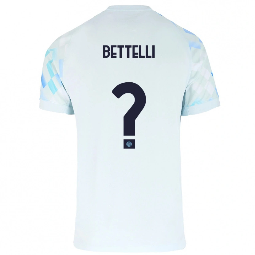 Danxen Herren Luca Bettelli #0 Weiß Blau Auswärtstrikot Trikot 2025/26 T-Shirt Österreich