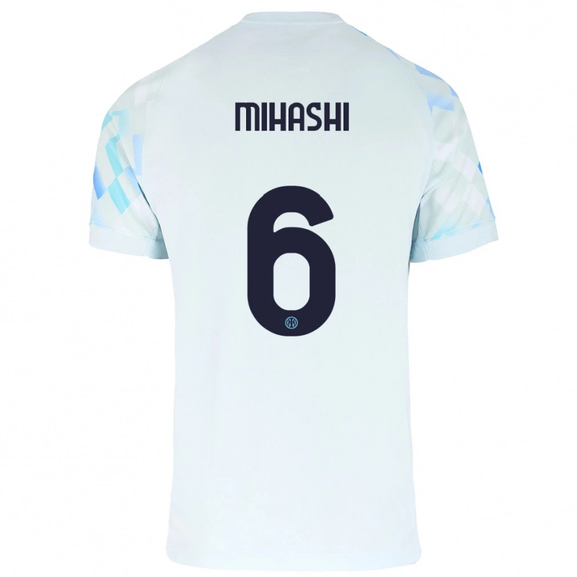 Danxen Herren Mana Mihashi #6 Weiß Blau Auswärtstrikot Trikot 2025/26 T-Shirt Österreich