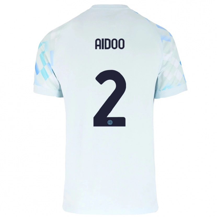 Danxen Herren Mike Aidoo #2 Weiß Blau Auswärtstrikot Trikot 2025/26 T-Shirt Österreich