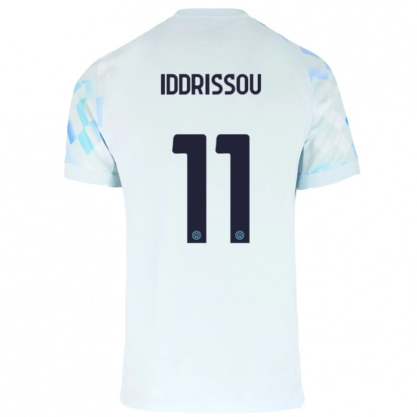 Danxen Herren Jamal Iddrissou #11 Weiß Blau Auswärtstrikot Trikot 2025/26 T-Shirt Österreich