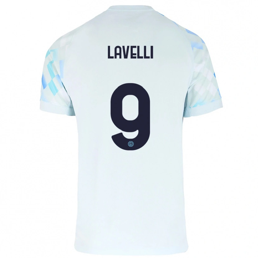 Danxen Herren Matteo Lavelli #9 Weiß Blau Auswärtstrikot Trikot 2025/26 T-Shirt Österreich