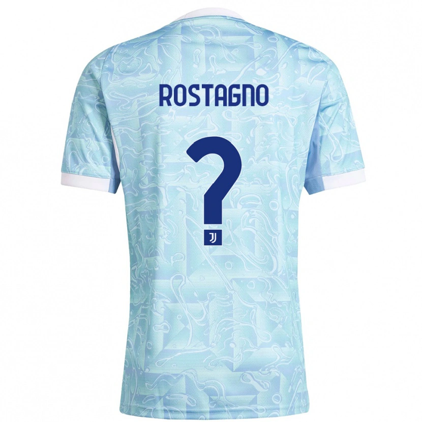 Danxen Herren Alberto Rostagno #0 Himmelblau Gelb Auswärtstrikot Trikot 2025/26 T-Shirt Österreich
