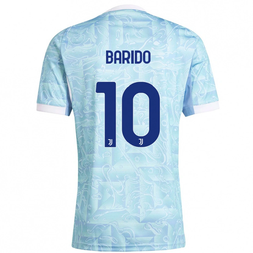 Danxen Herren Francisco Baridó #10 Himmelblau Gelb Auswärtstrikot Trikot 2025/26 T-Shirt Österreich