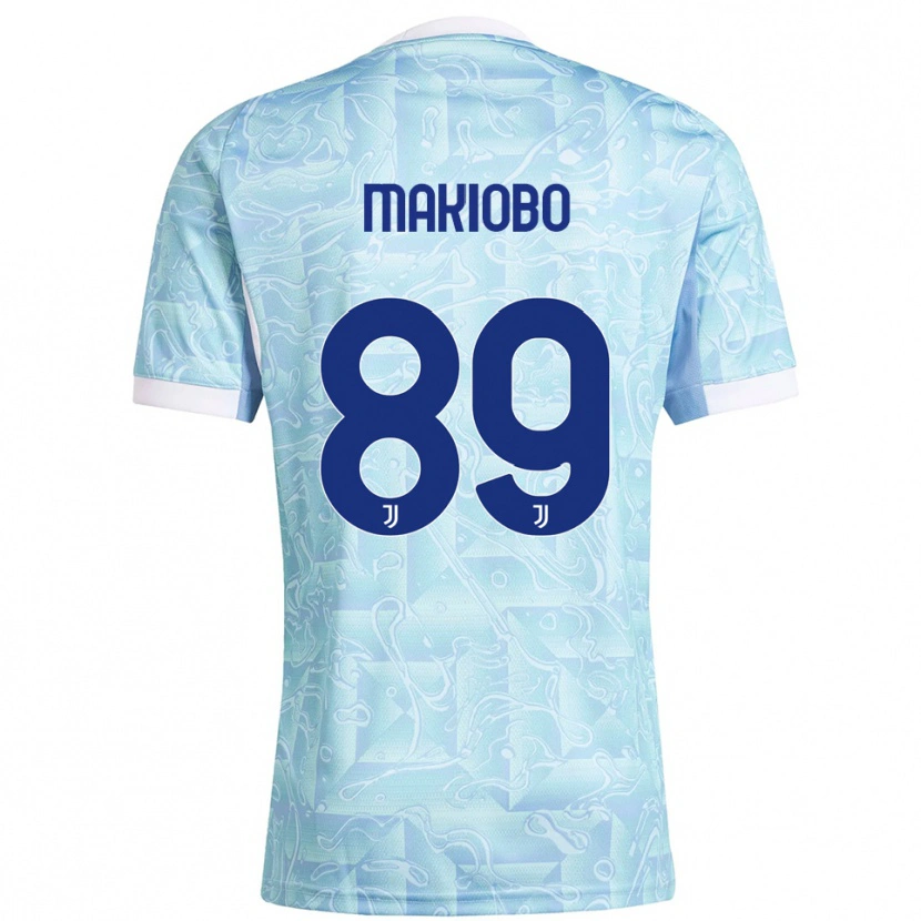 Danxen Herren Grady Makiobo #89 Himmelblau Gelb Auswärtstrikot Trikot 2025/26 T-Shirt Österreich