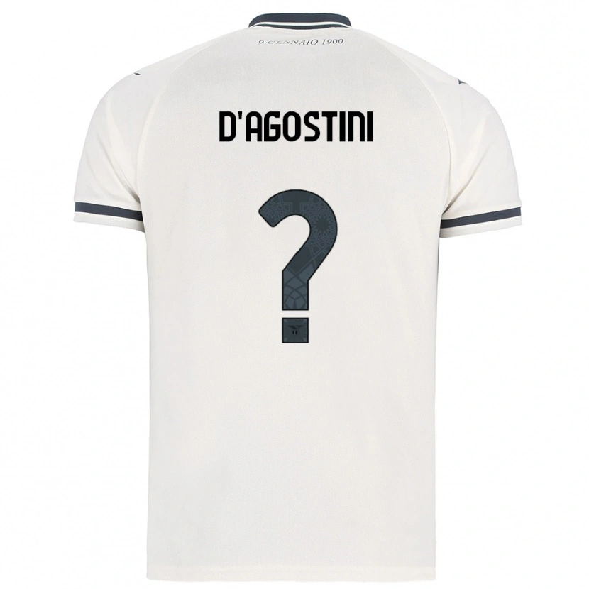 Danxen Herren Stefano D'agostini #0 Weiß Marineblau Auswärtstrikot Trikot 2025/26 T-Shirt Österreich