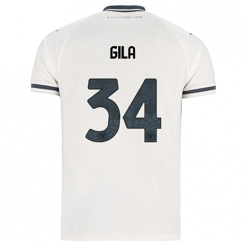 Danxen Herren Mario Gila #34 Weiß Marineblau Auswärtstrikot Trikot 2025/26 T-Shirt Österreich