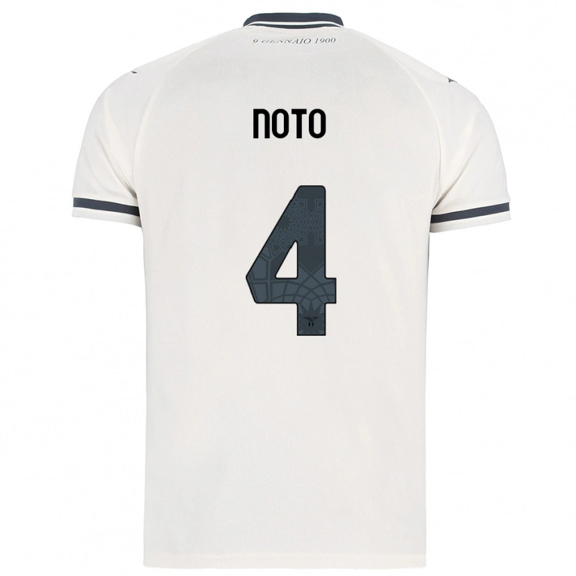 Danxen Herren Pierpaolo Noto #4 Weiß Marineblau Auswärtstrikot Trikot 2025/26 T-Shirt Österreich