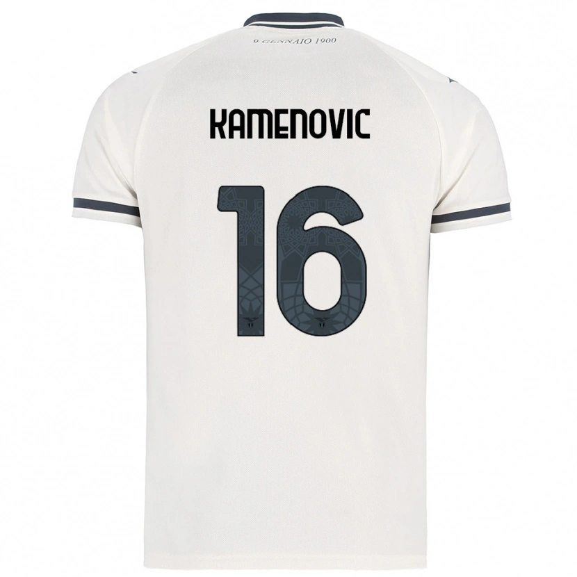 Danxen Herren Dimitrije Kamenovic #16 Weiß Marineblau Auswärtstrikot Trikot 2025/26 T-Shirt Österreich