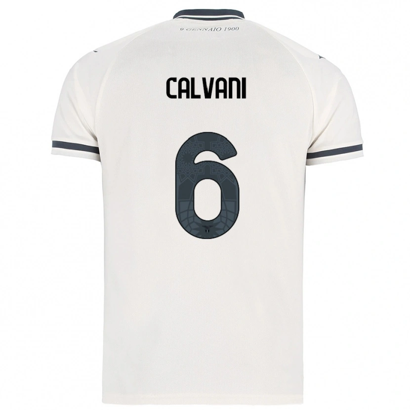 Danxen Herren Lorenzo Calvani #6 Weiß Marineblau Auswärtstrikot Trikot 2025/26 T-Shirt Österreich
